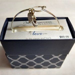 I LOVE YOU TO THE MOON & BACK Bracelet w/Charms